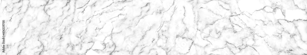 Panorama white marble stone texture for background or luxurious tiles floor and wallpaper decorative design