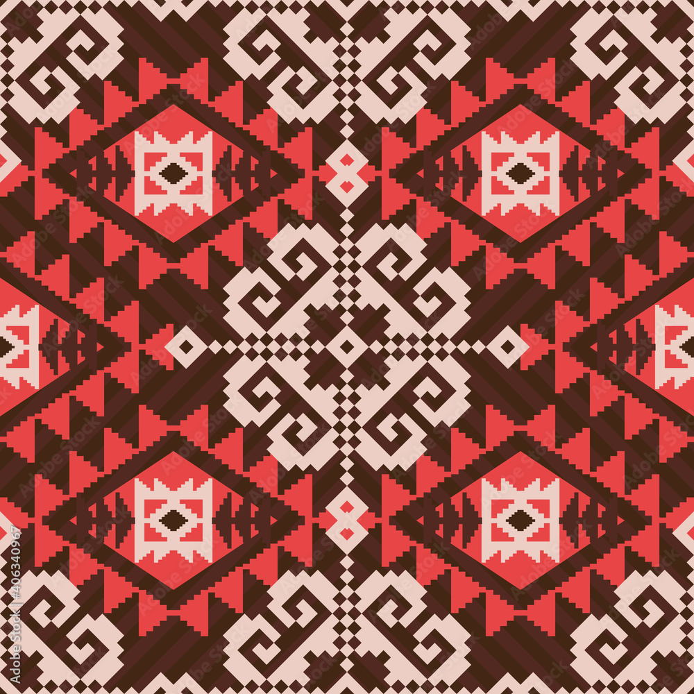 Navajo style ethnic pattern Navajo style ethnic pattern