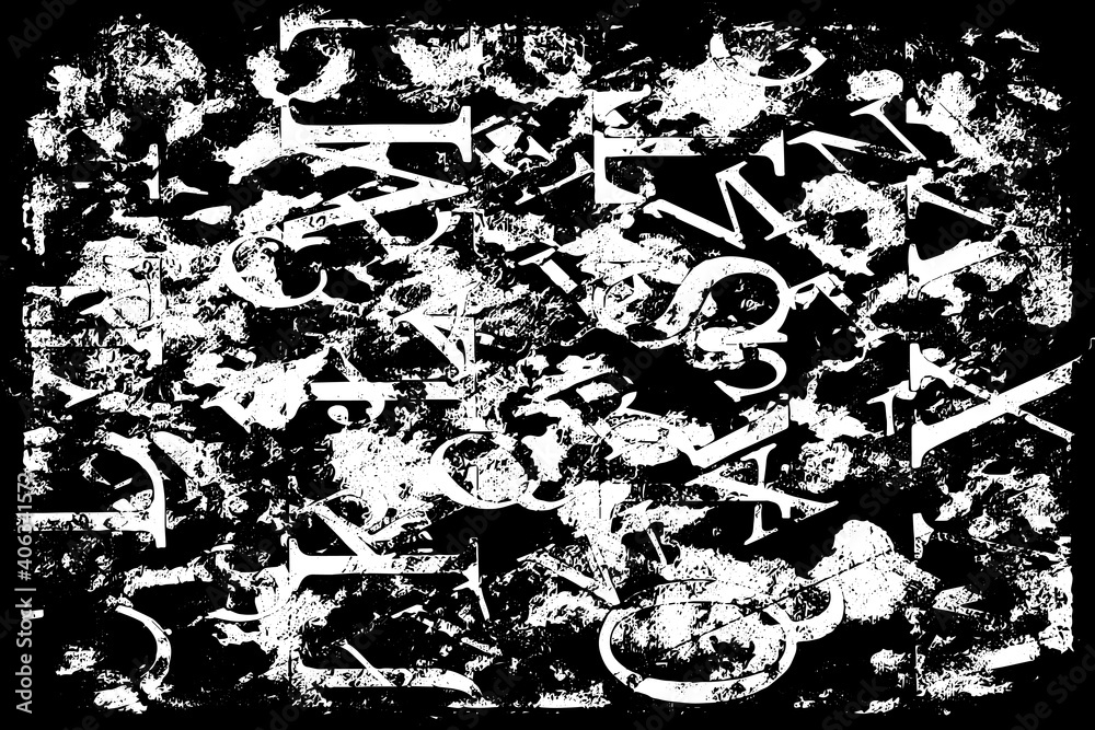 Black and white background. Monochrome grunge background. Abstract texture of dirt, dust, blots, chips. Dirty dirty surface Black and white background. Monochrome grunge background. Abstract texture of dirt, dust, blots, chips. Dirty dirty surface