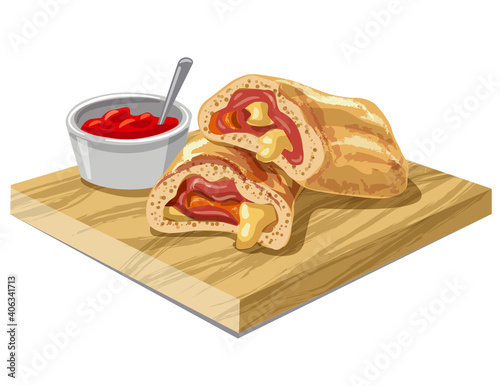 pizza stromboli
