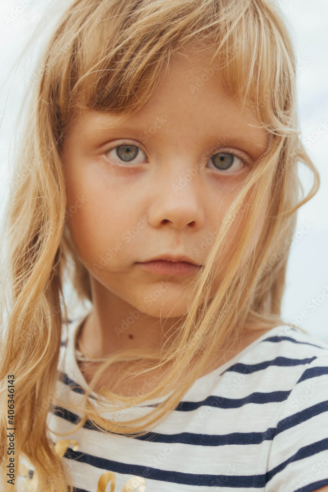 portrait of a little girl portrait of a little girl