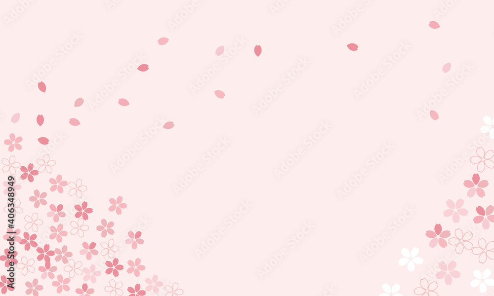 桜の壁紙イメージ、フレーム、桜咲く、お祝い
