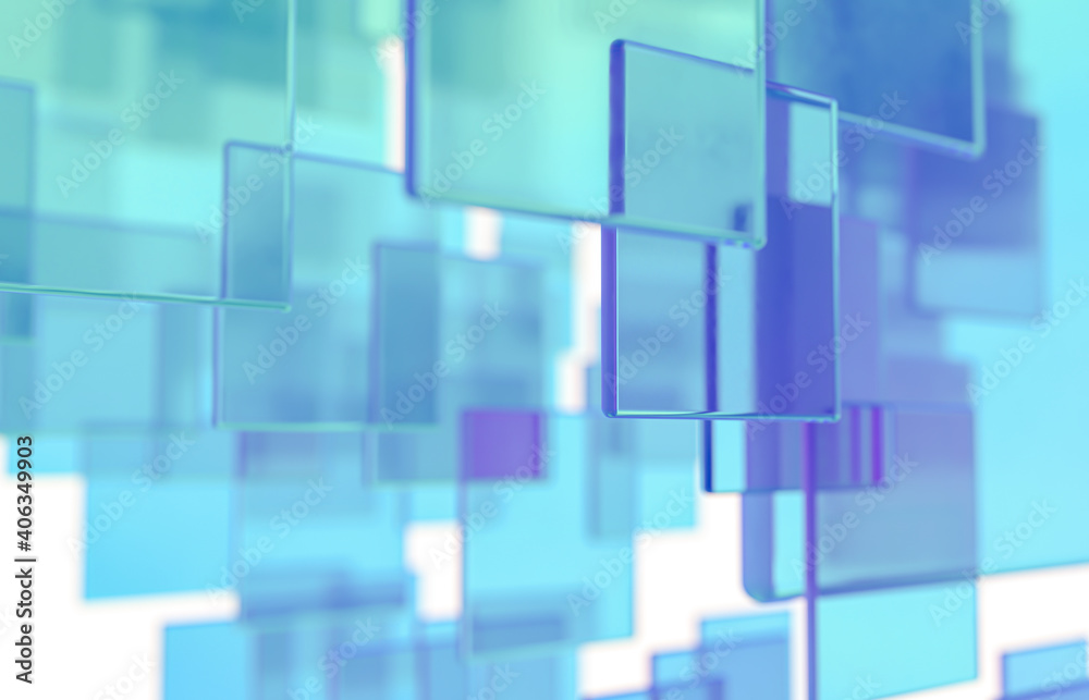 Abstract 3d Technology background with colorful glass card. Abstract 3d Technology background with colorful glass card.