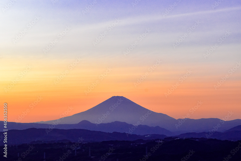 Mt Fuji at Dusk