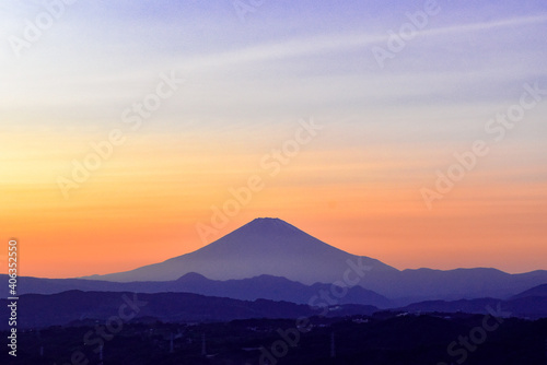 Mt Fuji at Dusk