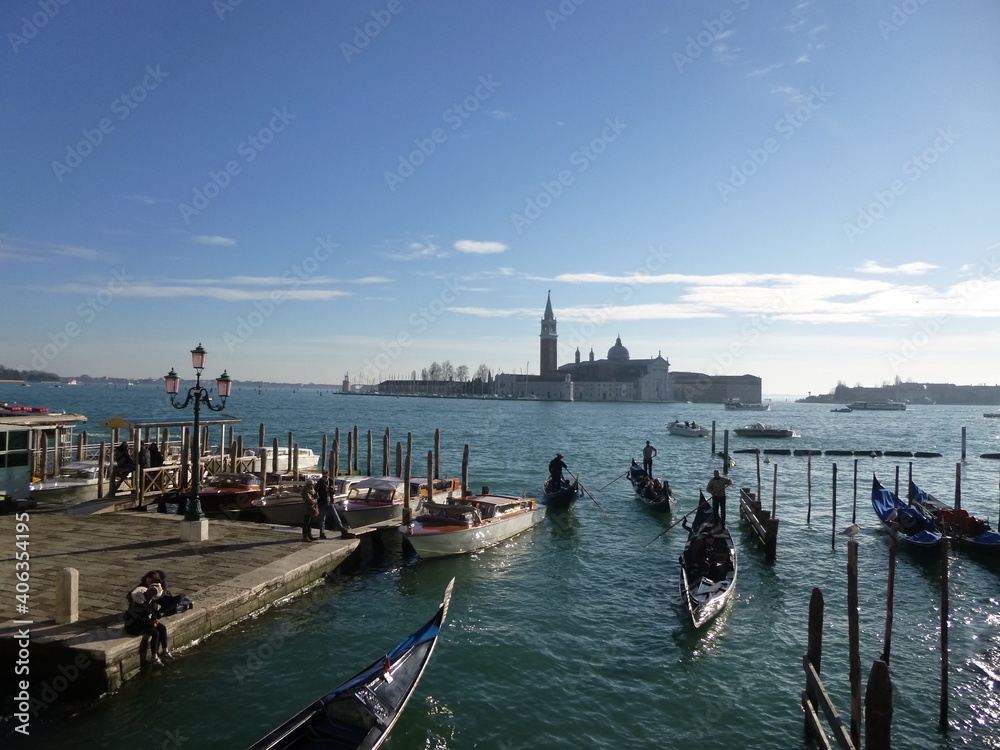 Venetian lagoon, grand canal, San Giorgio Maggiore