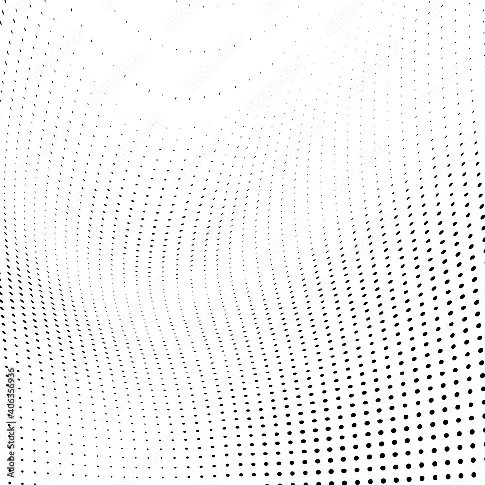 Abstract halftone wave dotted background Abstract halftone wave dotted background