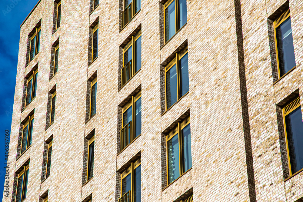 Naklejka premium Manchester brick building