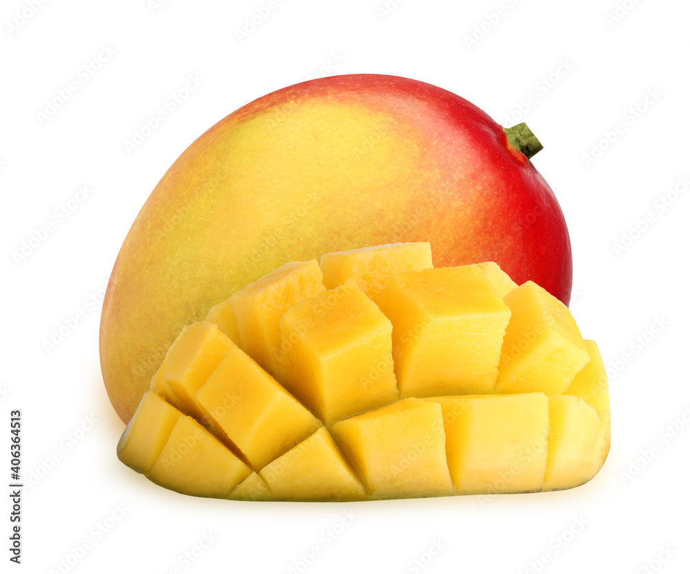 mango isolated on a white background. mango isolated on a white background.
