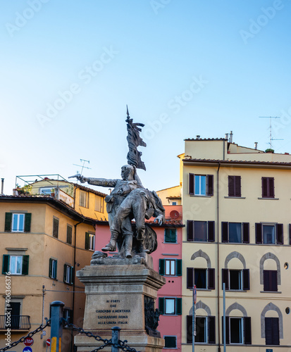 The Monument of Piazza Mentana or Monument to those fallen at the Battle of Mentana