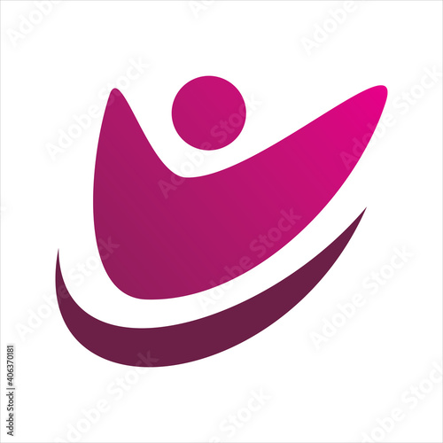 color active people logo design