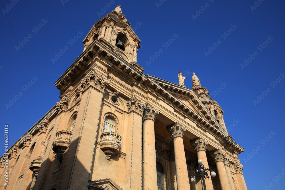 Saint Publius Parish Church also known as the Floriana Parish Church. Floriana. Malta