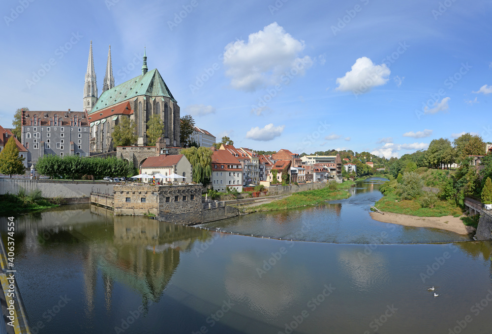 Panorama von Görlitz mit Neisse