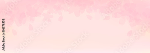 桜の背景イラスト