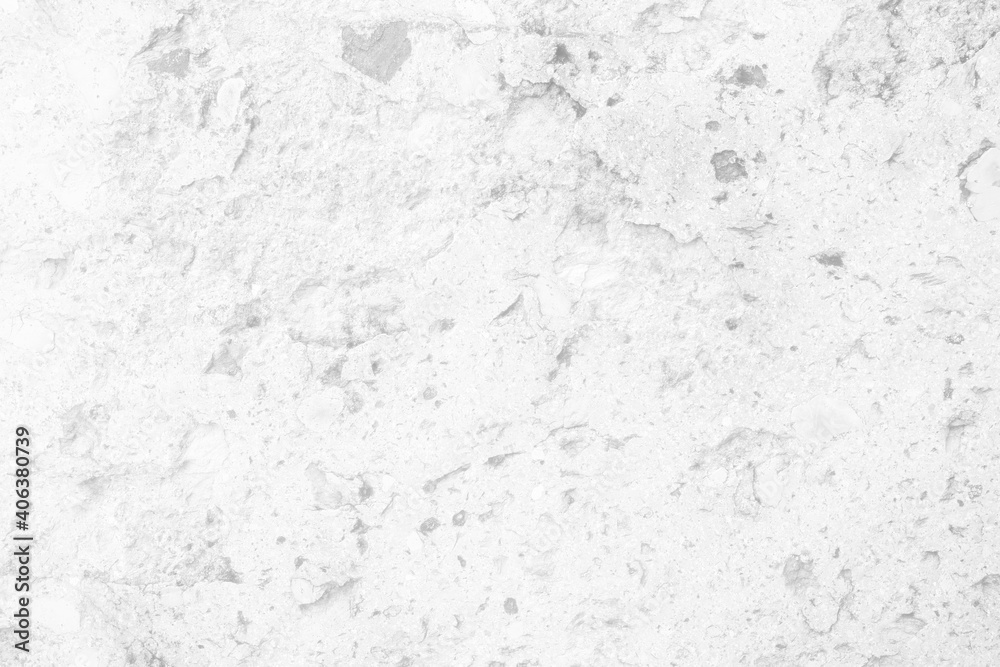 White Stone Wall Texture Background.