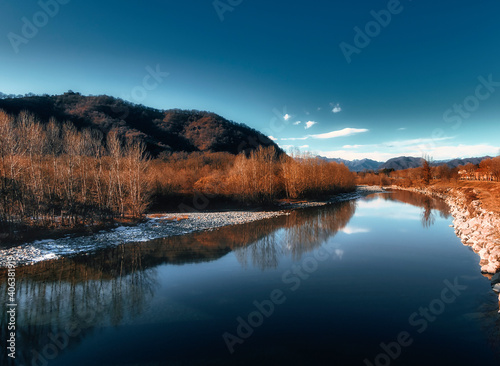 Course of the river in autumn © nicolagiordano