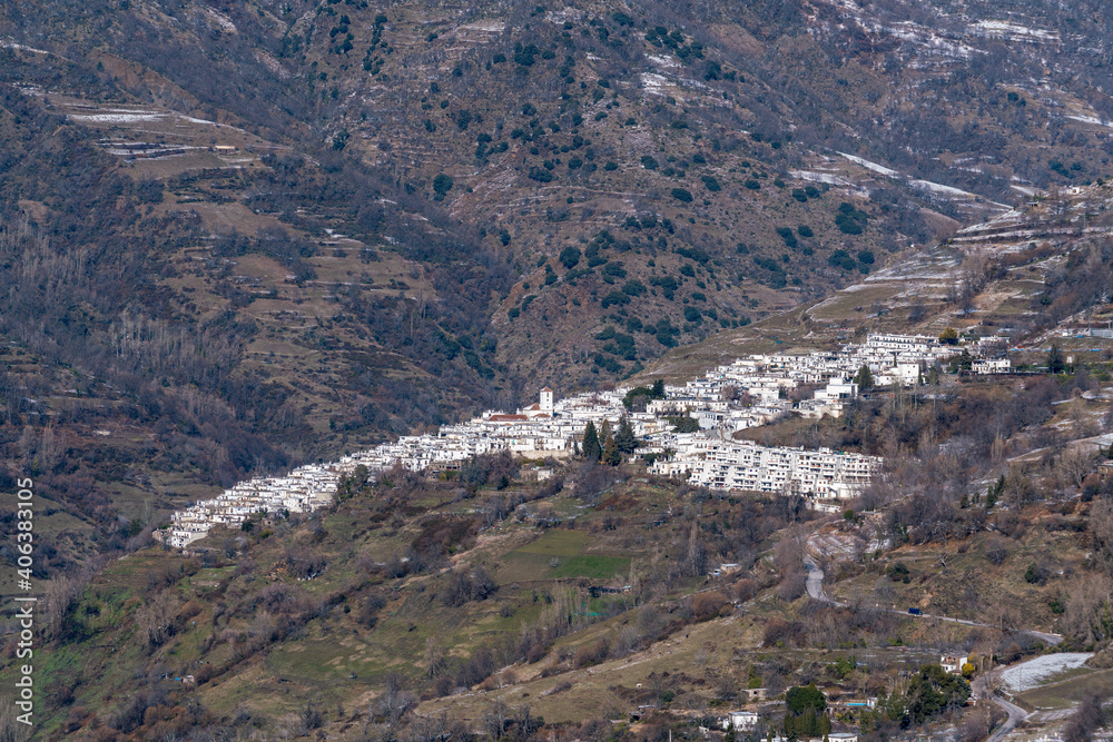 The town of Capileira in southern Spain
