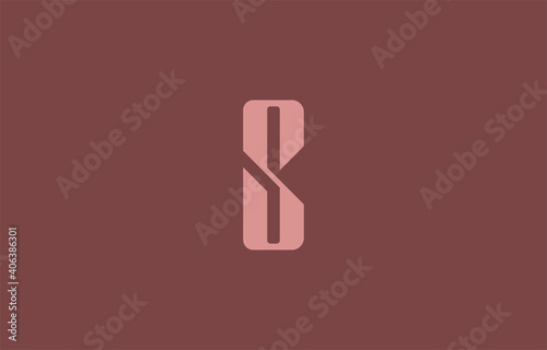 connected alphabet letter BS, SB logo design