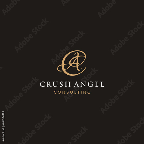 Ca personal brand logo design. ac consulting logo. Ca monogram. ac logo