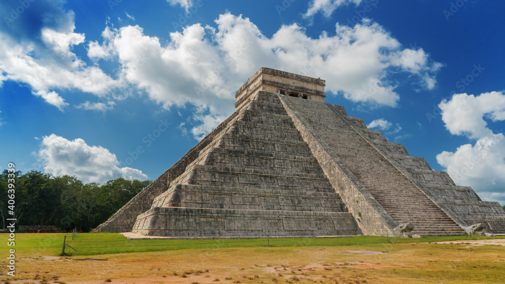 Chichen Itza without tourists due to the covid-19 pandemic. Chichen Itza without tourists due to the covid-19 pandemic.
