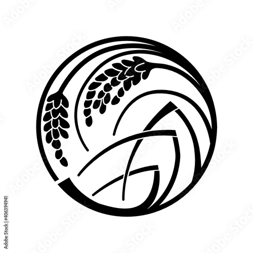 稲紋・変わり稲の丸（かわりいねのまる）