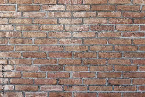 Light brown brick wall abstract background. Texture of bricks.Template design for web banners