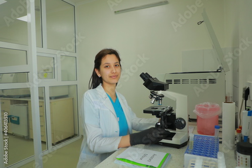 female scientist working in laboratory