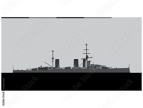 Print op canvas HMS Lion