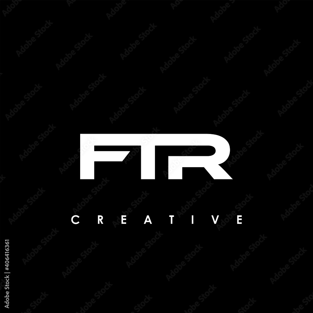 FTR Letter Initial Logo Design Template Vector Illustration