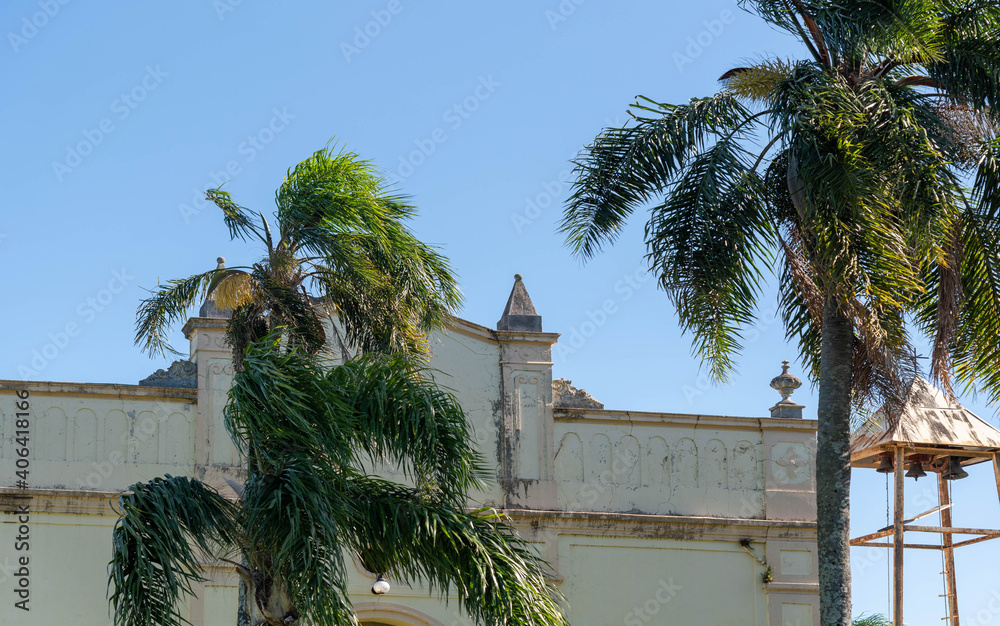 Facade of the Church of São Marcos in Santa Maria RS Brazil