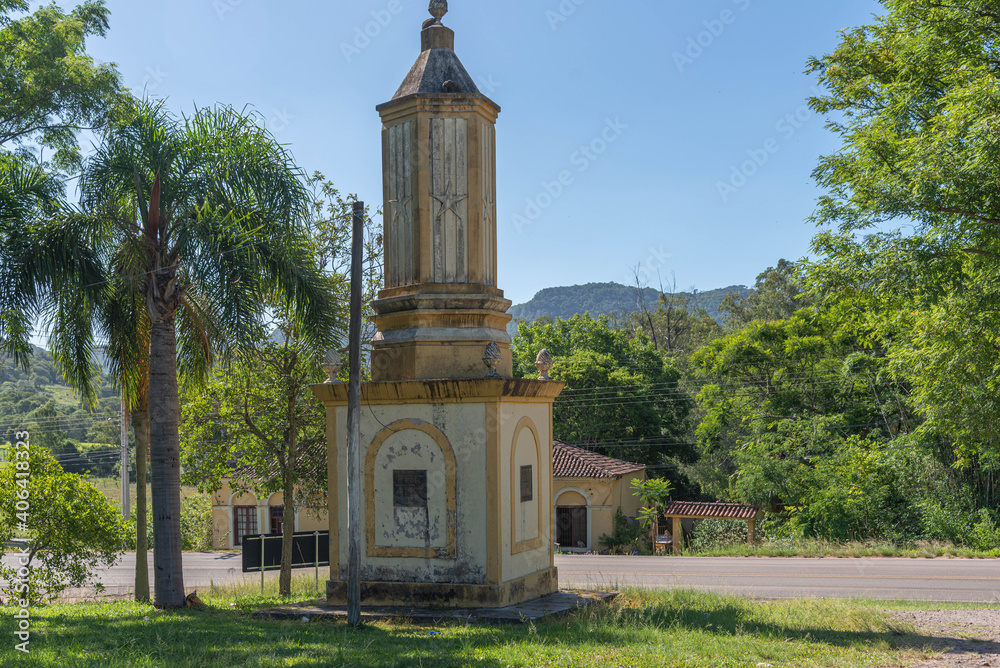 Tourist monument in São Marcos - Santa Maria RS Brazil