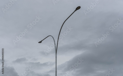 Street lighting poles