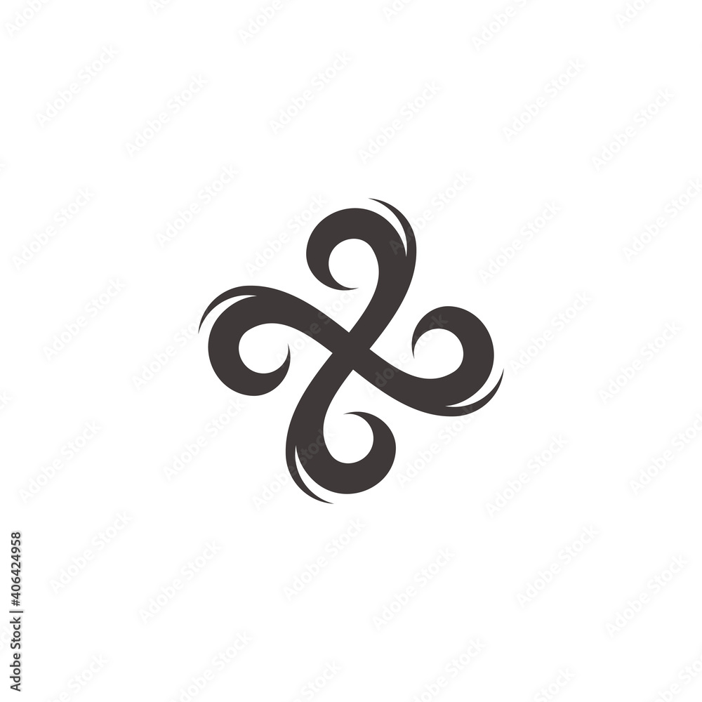 swirl wavy circle geometric motion object symbol logo vector swirl wavy circle geometric motion object symbol logo vector