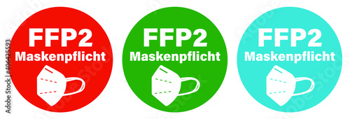 FFP2 Maskenpflicht Corona Pandemie Mundschutz photo