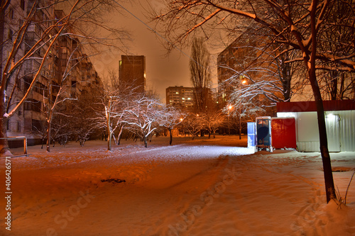 street in winter © Максим Колесниченко