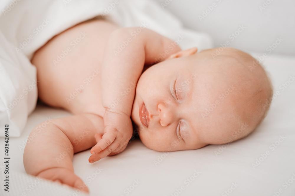 sleeping baby. the mode of the day, healthy sleep in newborns. sleeping baby. the mode of the day, healthy sleep in newborns.