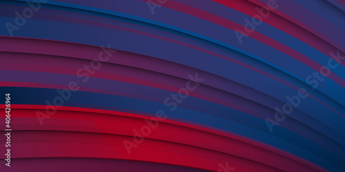 Modern blue red abstract background with layout template design for sport