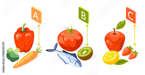 Strengthening Immunity Isometric Colored Background