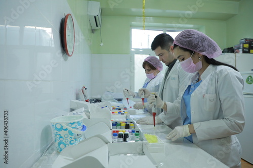 doctor and nurse working in hospital