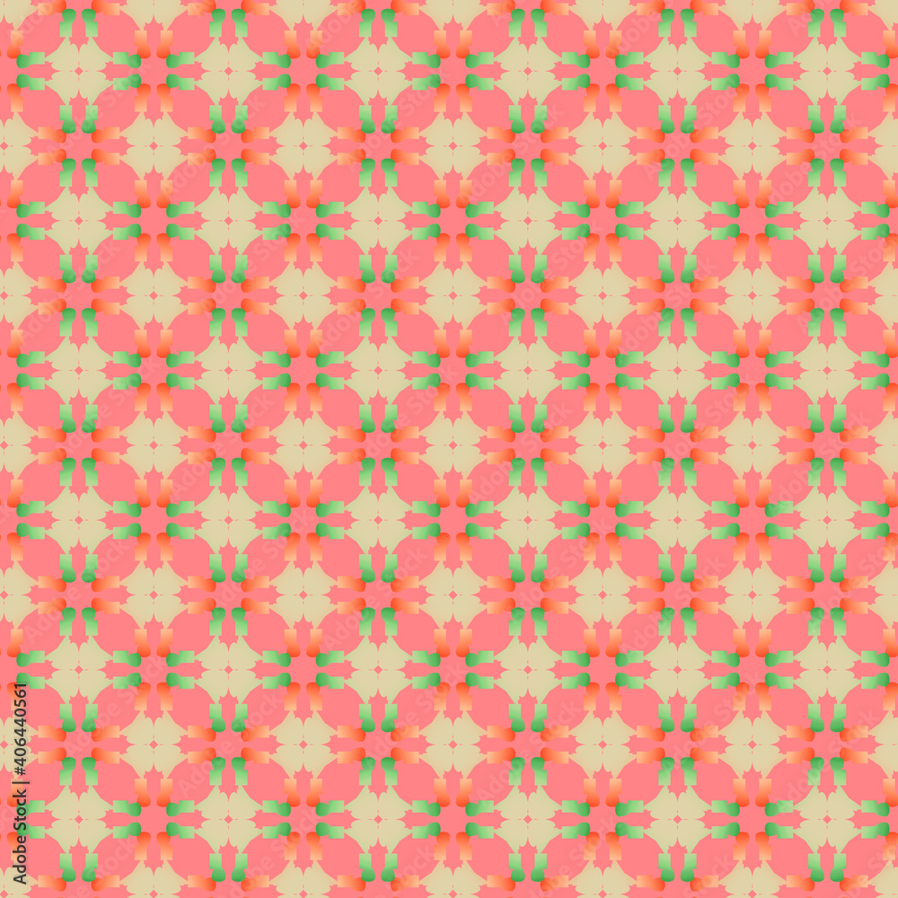 Square and lines seamless pattern.