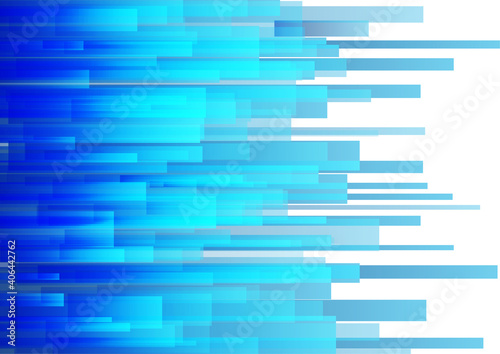 Vector : Blue stripe on white background