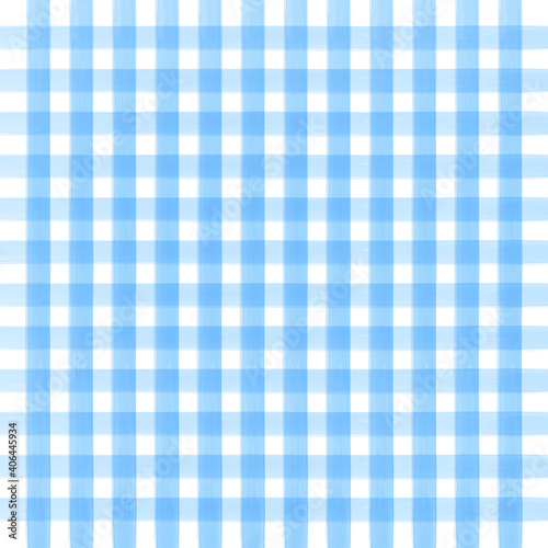 Blue shades watercolor checkered pattern