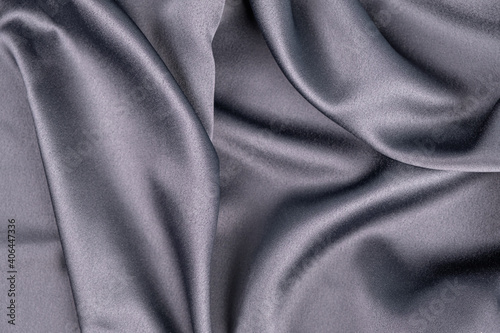 wavy rippled gray blue purple silk satin fabric background