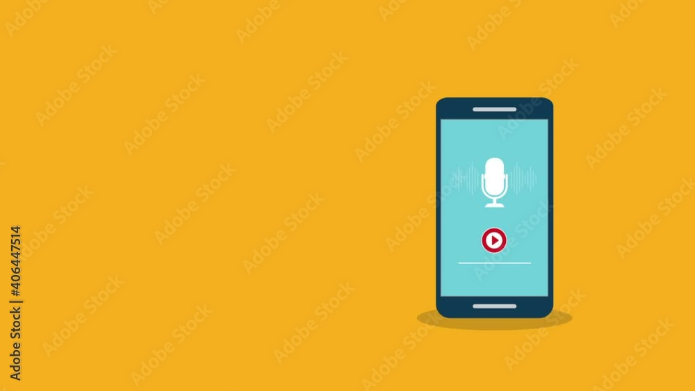 Podcast. Podcasting, online radio, music steaming concept. 2d animation, video clip. Podcast. Podcasting, online radio, music steaming concept. 2d animation, video clip.