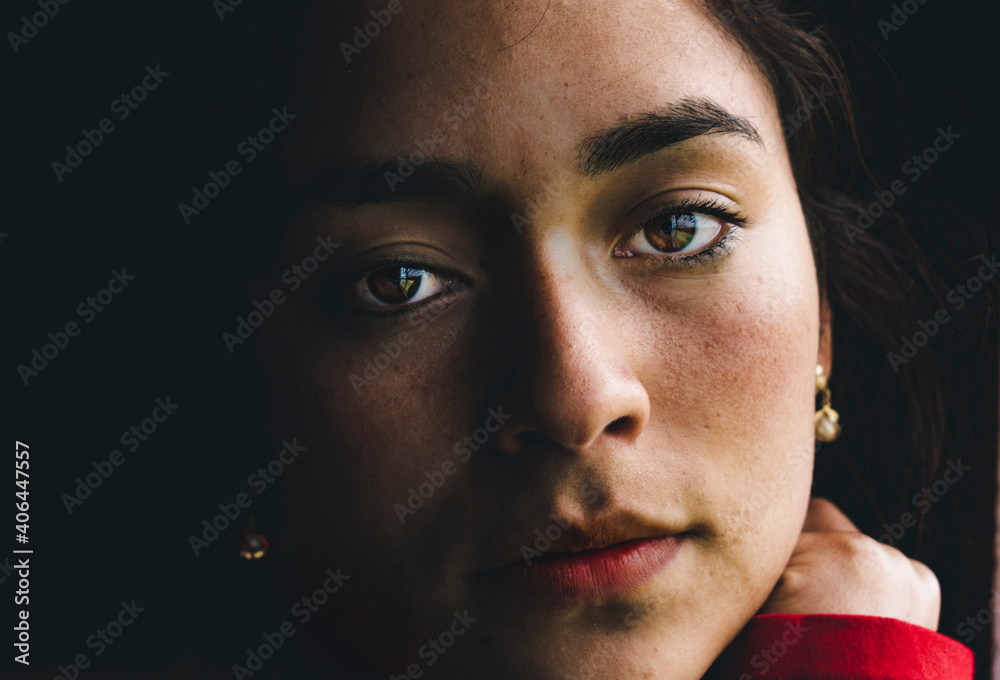 Obraz premium portrait of latin woman close up