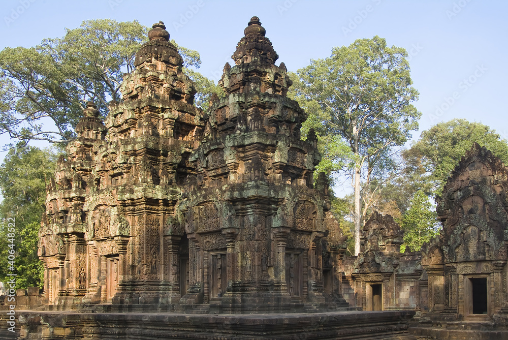 Banteay Prei Temple, Angkor, Siem Reap, Cambodia, Asia