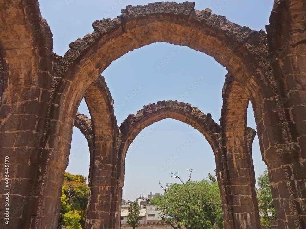 Bara Kaman is an unfinished structure situated in Bijapur,karnataka,india