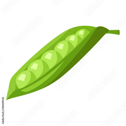 Illustration of stylized peas.
