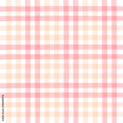 Pastel Watercolor Checkered Pattern
