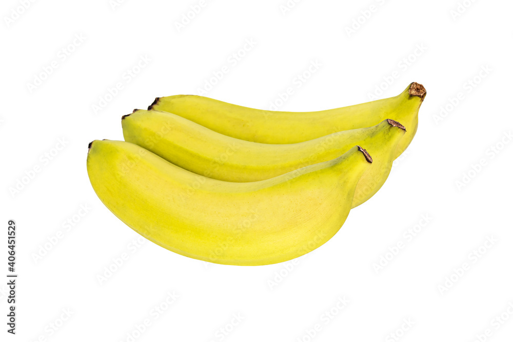 Bunch of fresh bananas isolated on white background Bunch of fresh bananas isolated on white background